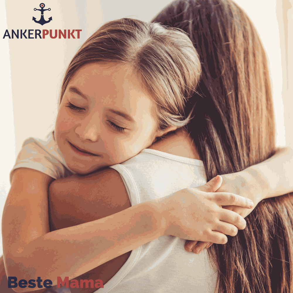 Beste Mama Schlüsselanhänger Leder dunkelbraun - Ankerpunkt