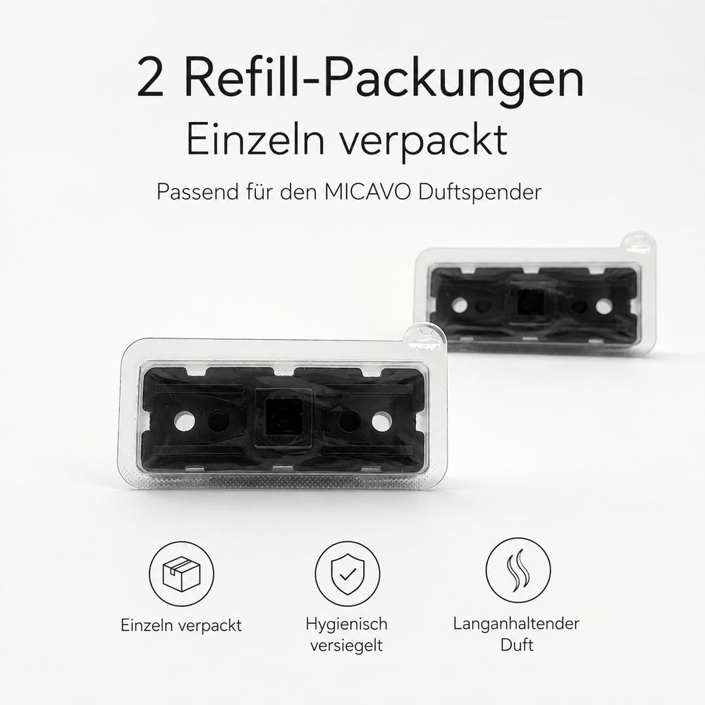 Brave Roma Refill – zwei Nachfüllungen für den Duftspender aus Walnussholz | MICAVO