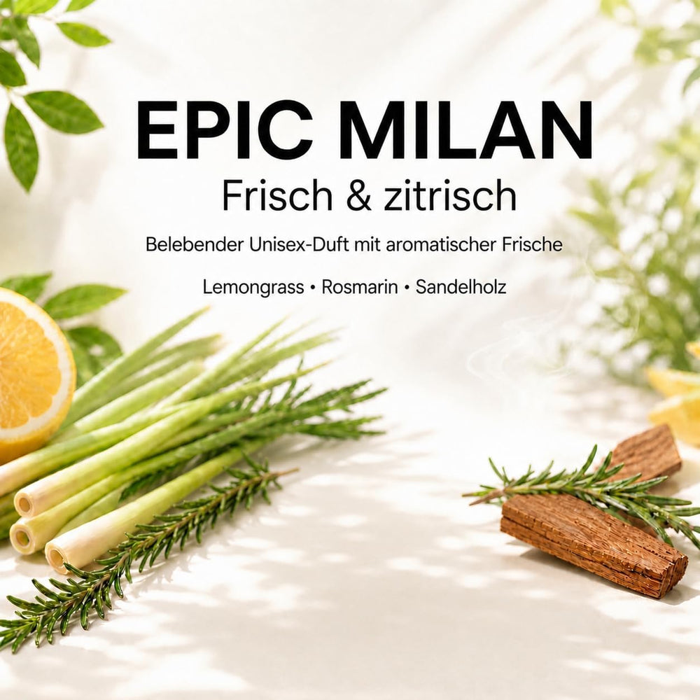 Epic Milan Refill – zwei Nachfüllungen für den Duftspender aus Walnussholz | MICAVO