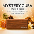Mystery Cuba Autoparfüm – Duftspender aus Walnussholz mit zwei Refills | MICAVO