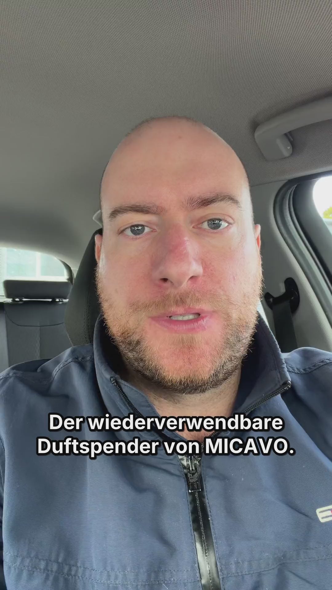 MICAVO Duftspender im Auto: am Lüftungsgitter, Refill herausnehmen – hält 30 bis 45 Tage
