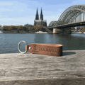 ANKERPUNKT Schlüsselanhänger Leder mit Gravur Traumfrau dunkelbraun - Ankerpunkt