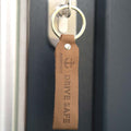 Drive Safe Schlüsselanhänger Leder Drive Safe hellbraun - Ankerpunkt